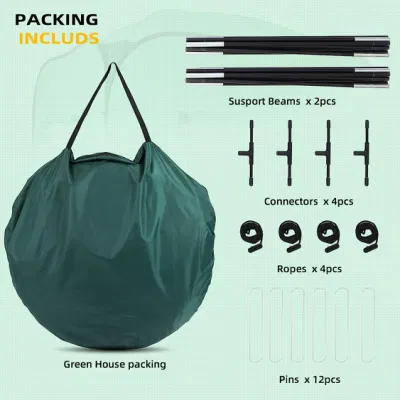 Pop-up planta impermeable invernadero para exteriores