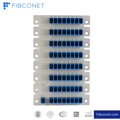 48 Core ODF FTTH Patch Panel de acero laminado en frío el bastidor de la distribución de fibra óptica