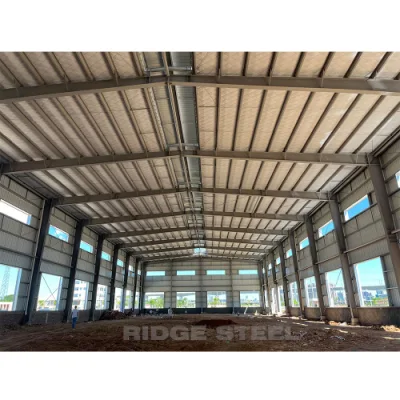 China ya hechas de acero pintado de la estructura prefabricada de la luz de la luz de la cámara frigorífica Fabricante Pórtico de acero
