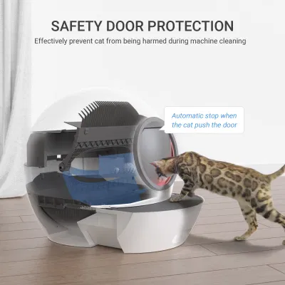 Autolimpiable eléctrico Caja automática de basura de gato para gatos