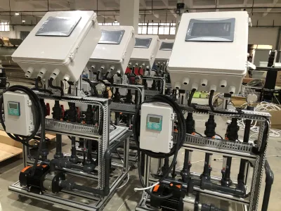 Fácil operación sistema de riego por goteo sistema inteligente de control automático de litigios hidropónicos