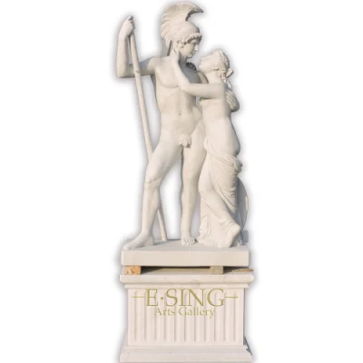  Desnuda de mármol antiguo jardín de hombre y mujer escultura estatua para el exterior