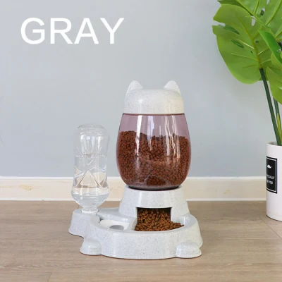 Juego de cuenco para comida y agua para perros PET Cat Doble independiente Dispensador de agua de alimentación automática