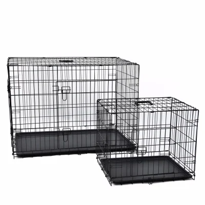  Precio bajo Precio mayorista Precio de fábrica apilable transportable jaula plegable de perro
