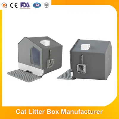 Cajón portátil de cajón de cajón grande y tamaño mediano cerrado con basura de cajón Caja de basura con puerta delantera