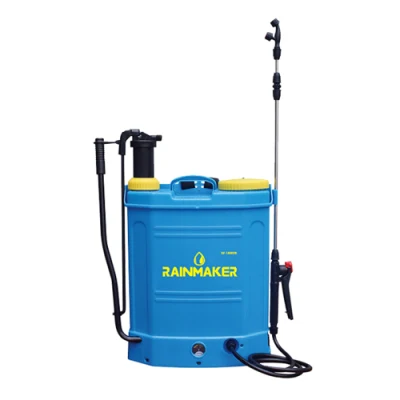 Rainmaker 18 litros Agrícola Jardín Knapsack plástico pesticidas de riego Manual Batería eléctrica 2 en 1 pulverizador