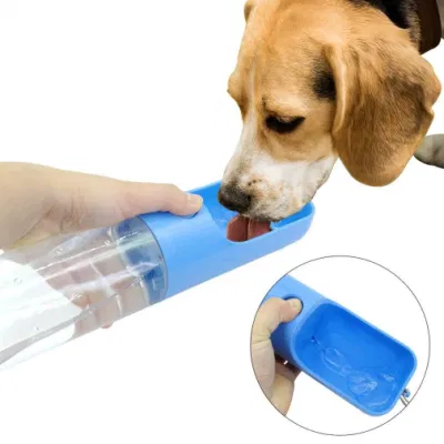  Portátil Pet Dispensador de agua al aire libre para perro gato
