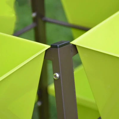 Jardín de casa - Combinación de múltiples capas grandes macetas de flores para plantar hortalizas