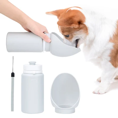  Cuencos plegables de silicona personalizados para perros al aire libre Caminar