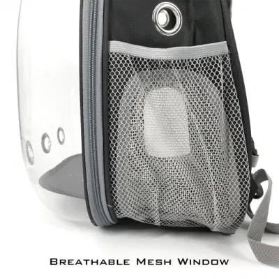 Mochila de viaje de cápsula espacial portátil ligero y resistente al agua gato portador de perro de mascota Mochila Anhui