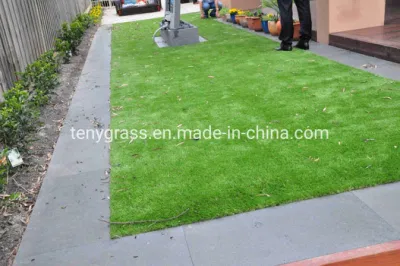 10mm Water-Resistant Pet Alfombra de Césped Artificial Césped Sintético el críquet