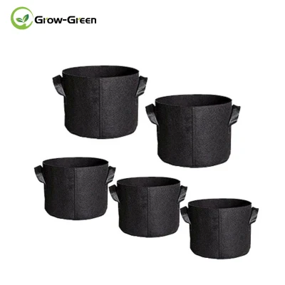 Vivero Grow-Green Pot de la planta bolsa de plástico de la plántula titular de la Casa de Bolsa de elevación de suministro de jardín de 10 unidades 8x8cm/ 3.15&quot;X3.15&quot;