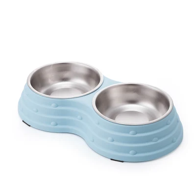  Tc3025 Gato Perro de acero inoxidable Alimentación de mascotas Cuna de agua de alimentos