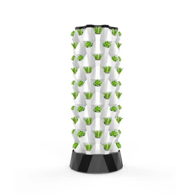 Sistema de riego Aeroponics Los sistemas de cultivo hidropónico interiores Casa Torre de la agricultura Vertical Jardín Vertical con luz LED el cultivo de hortalizas