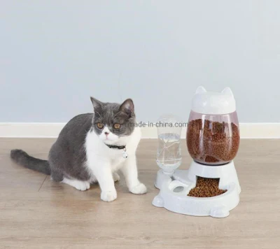  Dispensador de agua de la gravedad de pet food Alimentador automático de la estación, 2 en 1 perros y gatos automático Bowl Wbb12692