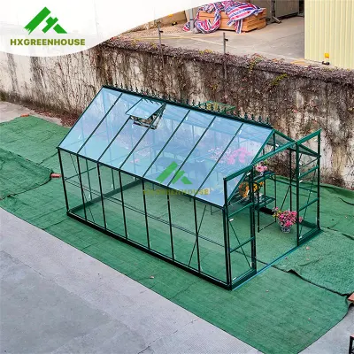  Los suministros a pie en la construcción de la planta portátil de la sombra de la Casa Verde Home Span único Hobby Mini jardín invernadero