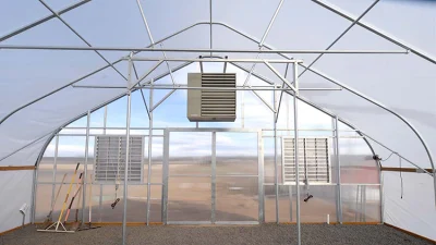  WMGH058 portátil de gases de efecto túnel transparente de PVC de la casa verde jardín invernaderos de flores