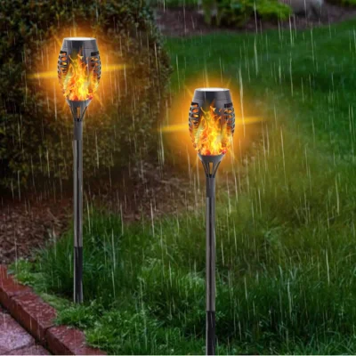Antorchas Tiki decoración paisaje Flame Lights para Garden Pathway Yard-Auto encendido/apagado