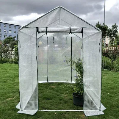  180x90x90cm de Gases de Efecto con PVC transparente la cubierta vegetal y el bastidor para interiores jardines exteriores semillas creciente