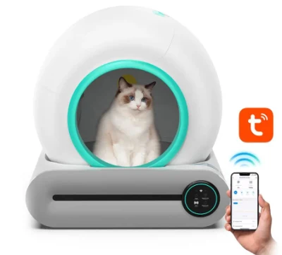 Limpieza automática inteligente automático eléctrico Scooper Deodorising cat litter Box