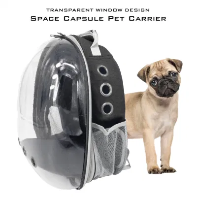 Mochila de viaje de cápsula espacial portátil ligero y resistente al agua gato portador de perro de mascota Mochila Anhui