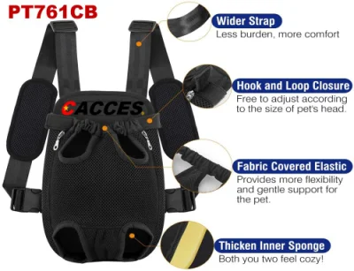 Portador de la Mascota mochila para los pequeños gatos, cachorros de pierna Front-Facing Pet Carrier mochila para pequeñas y medianas perro grande, Aerolínea aprobado Bolsa de viaje de gato de manos libres