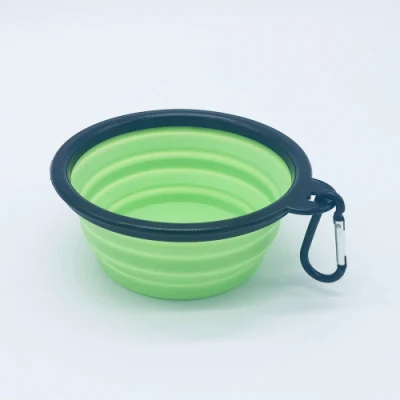 Accesorios para mascotas Plegable Portátil agua Perro Food Bowl