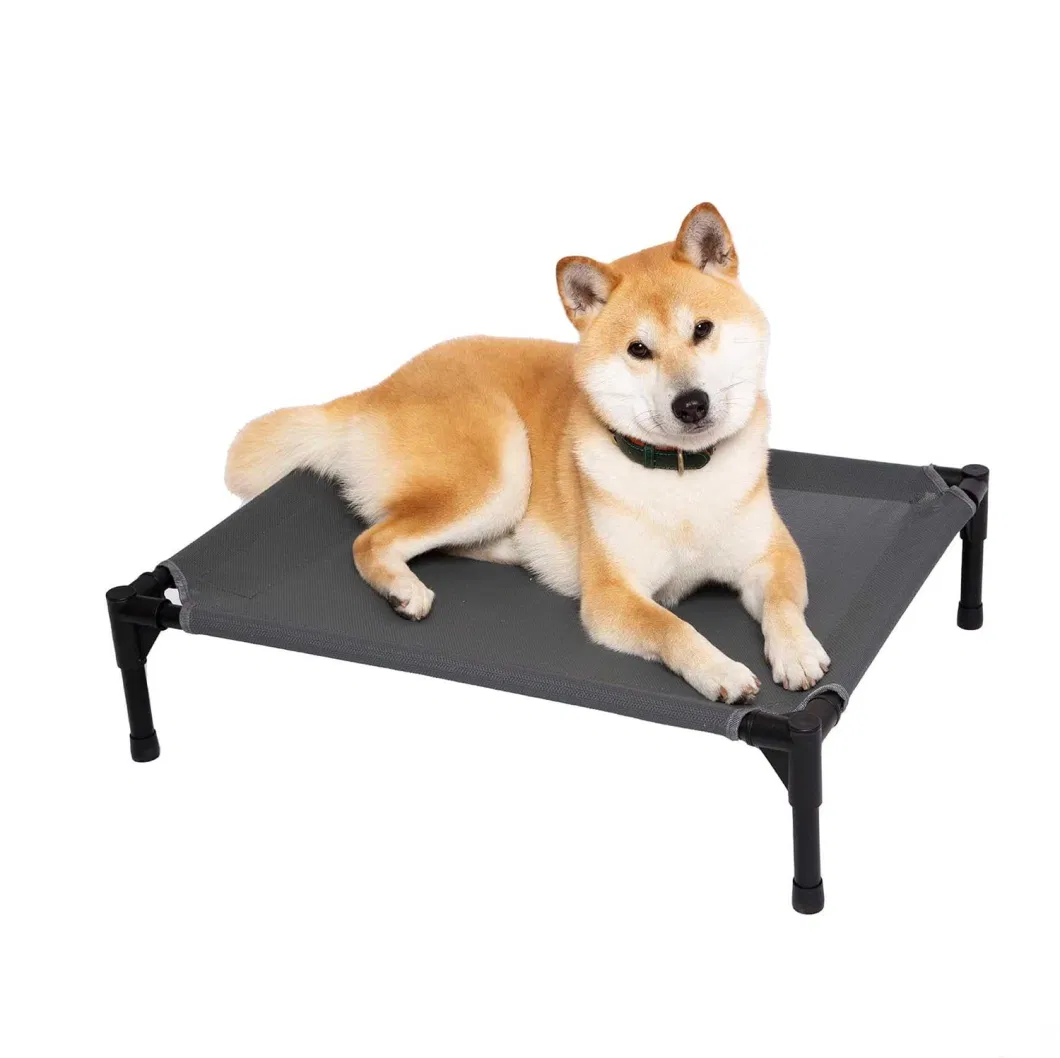 Portable Elevated Dog Bed Iron Frame Bed with Different Size for Outdoor