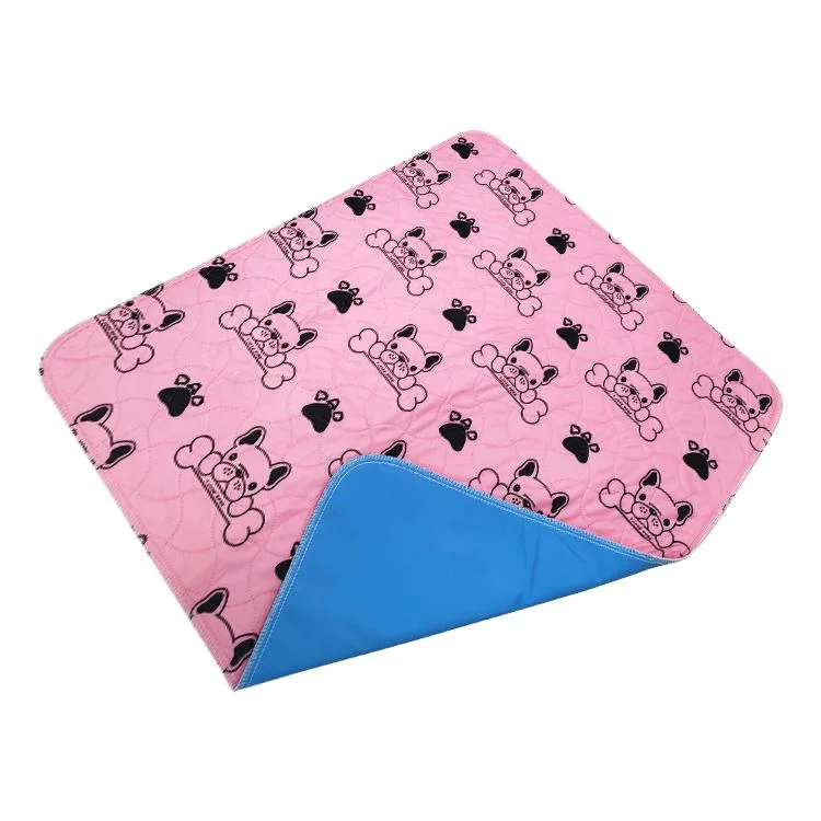 Pet Reusable Waterproof Puppy Pad Cleaning Washable Dog Training Mat