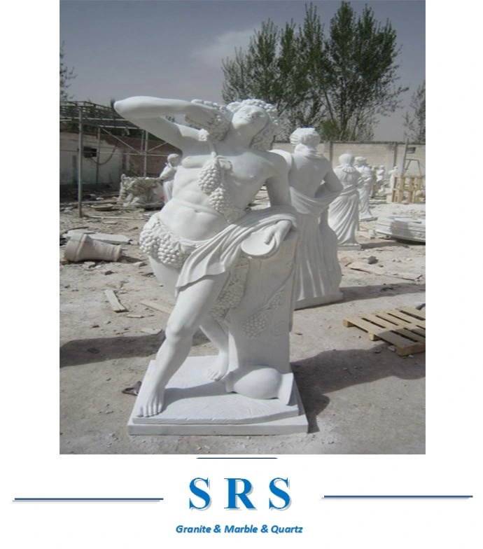 European Style Marble Stone Hand-Made Figure Sculpture Statue for Outdoor Indoor Garden Decoration