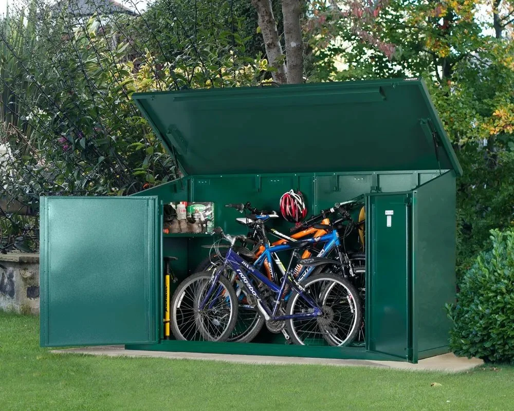 Multifunctional Outdoor Garden Home Bicycle Storage Metal Shed