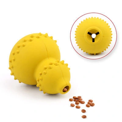 Cactus Shaped Molar Ball One Suction Cup Chew Ball Clean Teeth Dental Health Tug War Toy Pet Product Dog Toy Food Dispenser Toy
