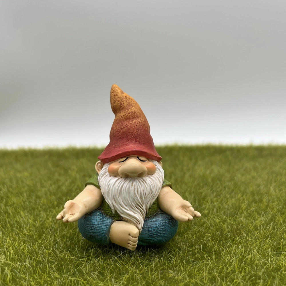 Miniature Fairy Garden Gnomes Decoration for Outdoor Garden Yard Home Yoga Gnome