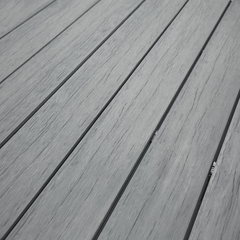 Decorative 140*25mm Made in China Timber Wood Plastic Composite Decking Garden Supply