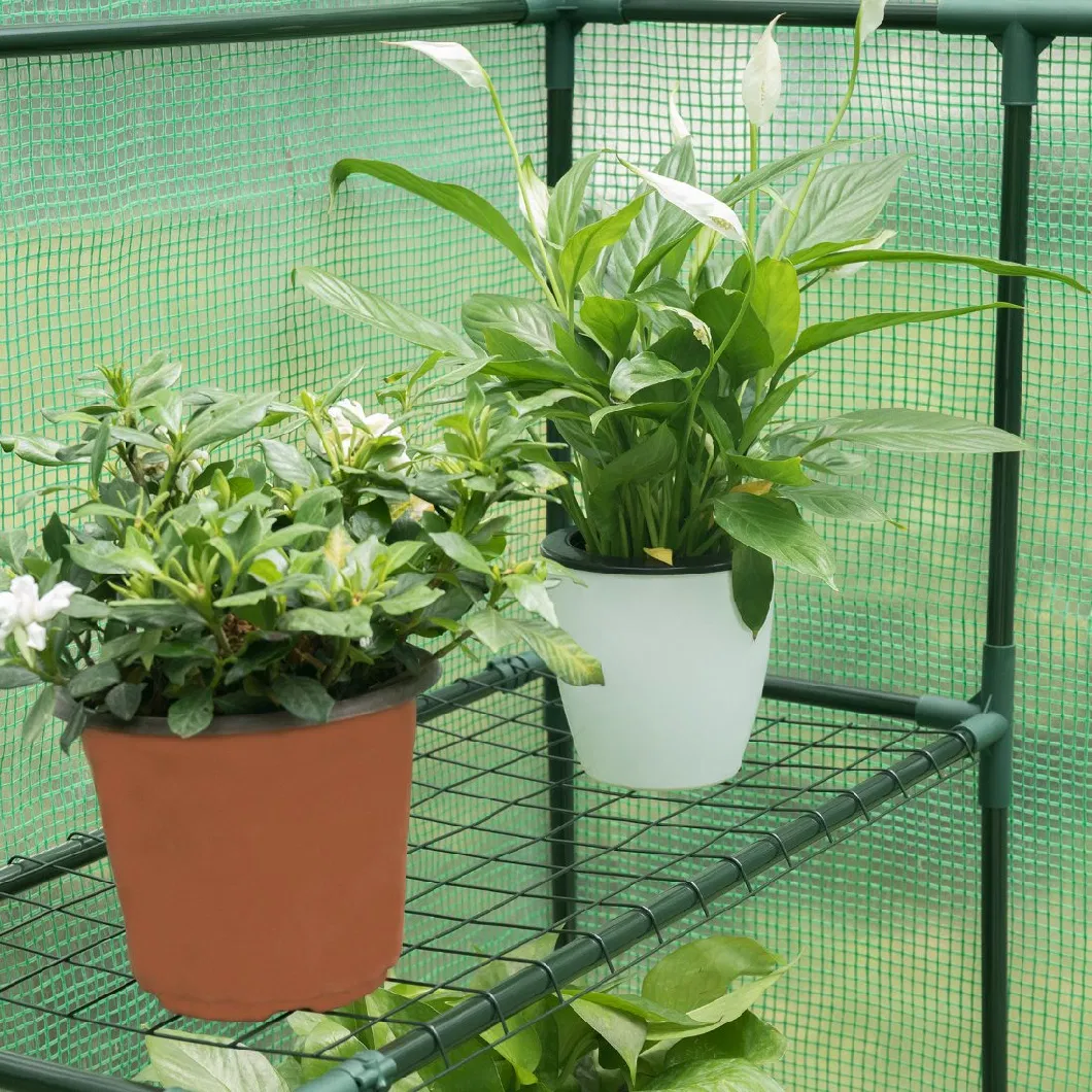 Peaked Walk-in Greenhouses Protect Plants From Water Garden Greenhouse