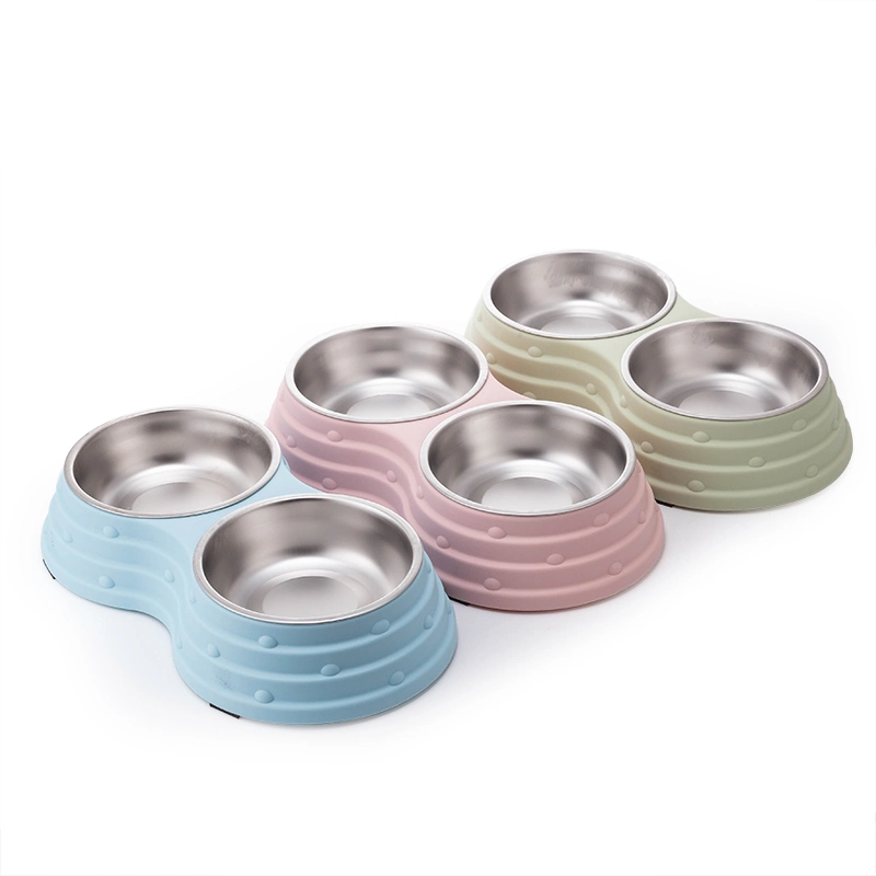 Tc3025 Cat Dog Stainless Steel Pet Feeding Food Water Bowl