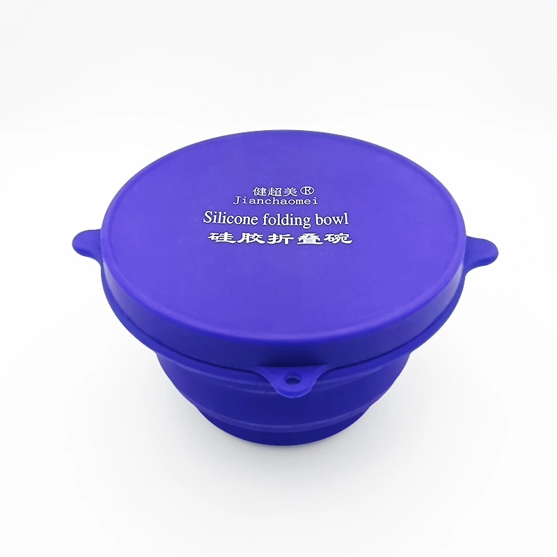 Wholesale Customized Food Grade Portable Silicone Dog Bow Silicone Collapsible Pet Bowl