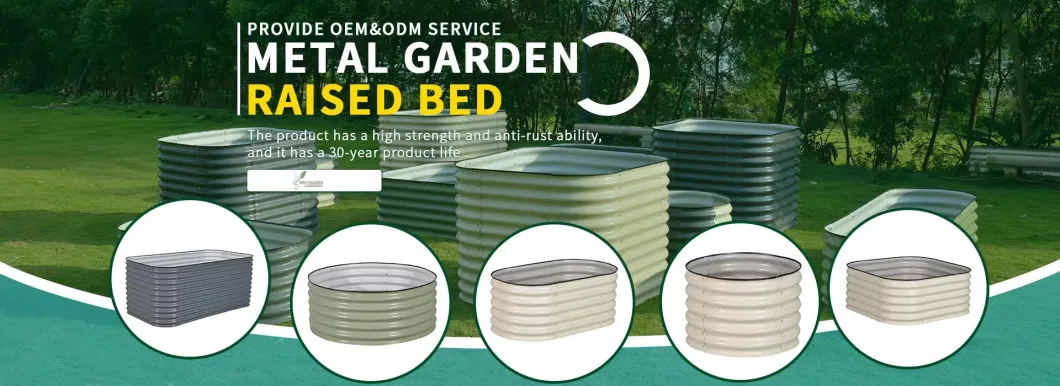 32&quot;Tall 3.5&prime;*2&prime; Raised Garden Bed Outdoor Garden Box Aluminum Zinc Galvanized Planter Box Modular Metal Raised Garden Bed Kit Garden Decoration 2n1-32