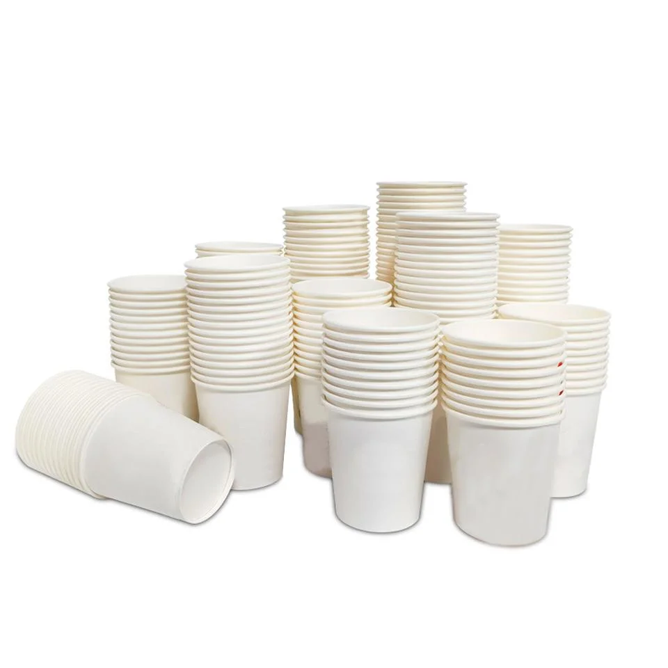 Compost Paper Cup with PLA Coated Biodegradable Eco-Friendly Compostable Paper Coffee Cups