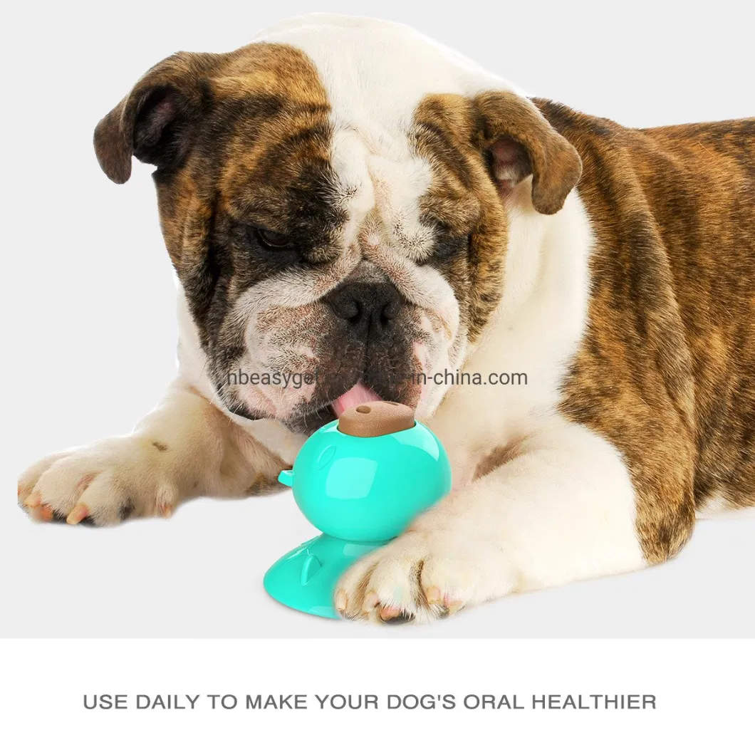 Dog Lick Toy with Suction Cup, Teeth Cleaning Chew Toy, Reduce Boredom, Comes with 3 PCS Dog Treat Pet Supplies Esg12562