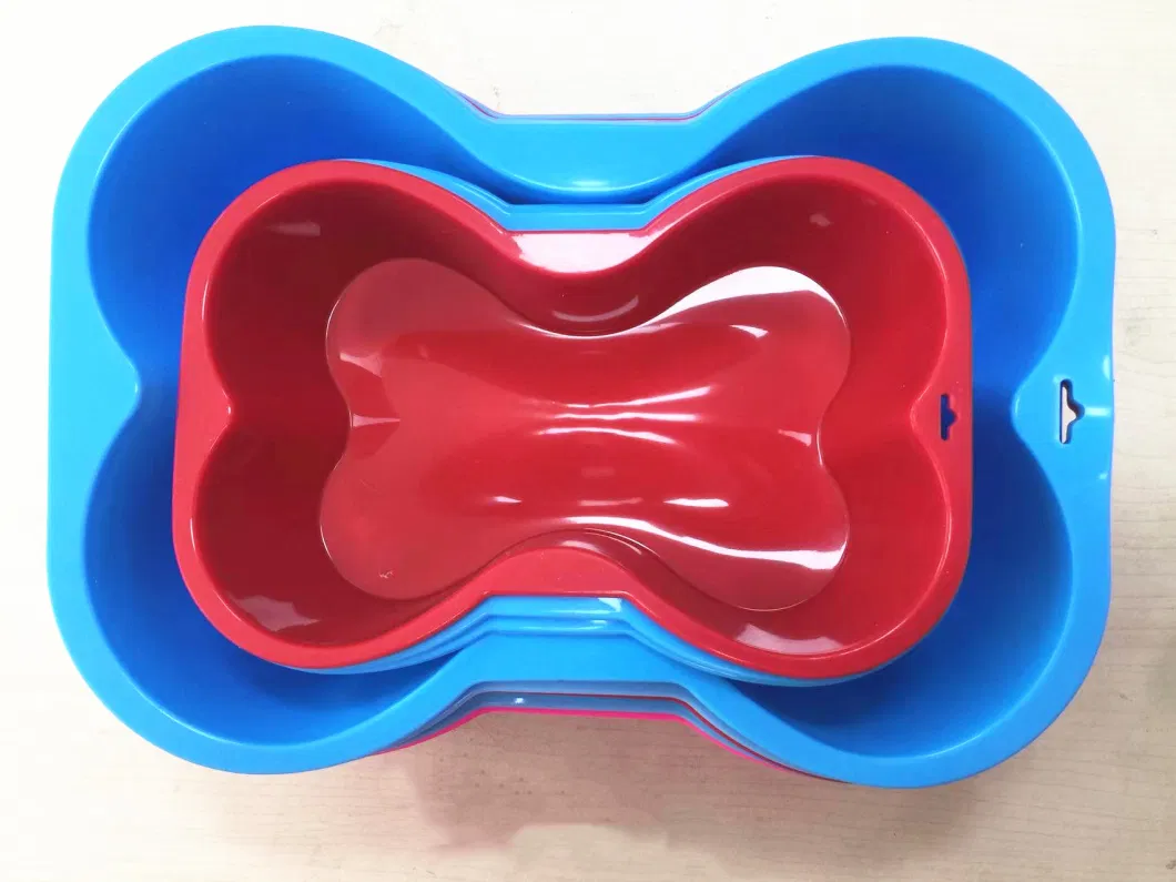 Portable Travel Collapsible Foldable Durable Silicone Pet Dog Bowl for Food &amp; Water