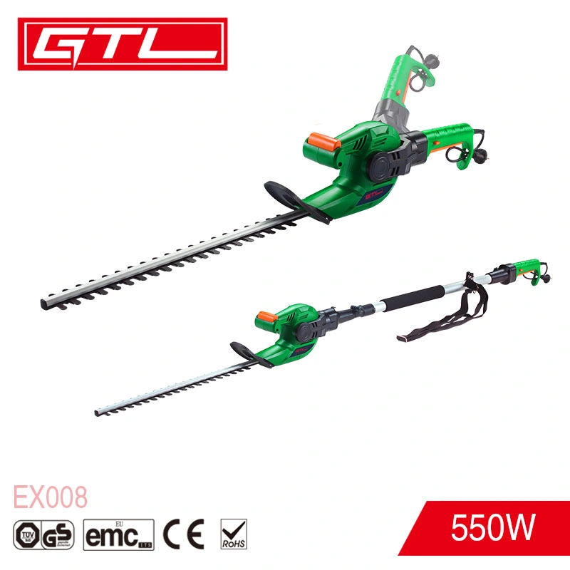 550W Long Pole Double Blade Electric Hedge Trimmers/Garden Products Electric Pole Hedge Trimmer/Electric Hedge Trimmers Tolls (EX008)