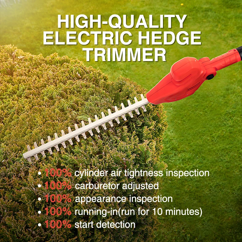 Bison 4m Long Reach Corded Electric Single Blade Telescopic Pole Hedge Cutter Trimmer