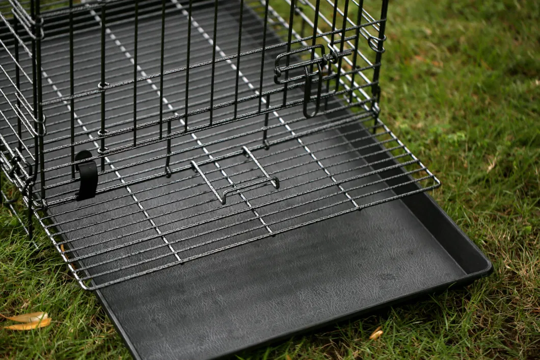 B50001 Wire Pet Cages House for Dogs and Cats Foldable Iron Carriers Animal Cage Crate Boarding Kennels Collapsible Places