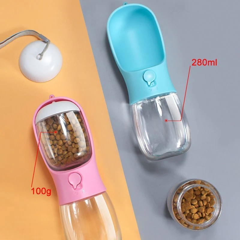Portable Dog Water Bottle Leak Proof Puppy Water Dispenser with Drinking Feeder