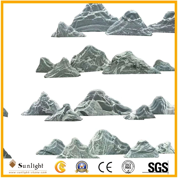 Natural Sea Wave Stone Ornamental Rock for Landscaping, Yard, Garden Decoration