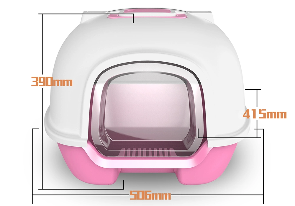 Wca-06 Transverse Enclosed Multiple Colour Cat Toilet Cat Litter Box