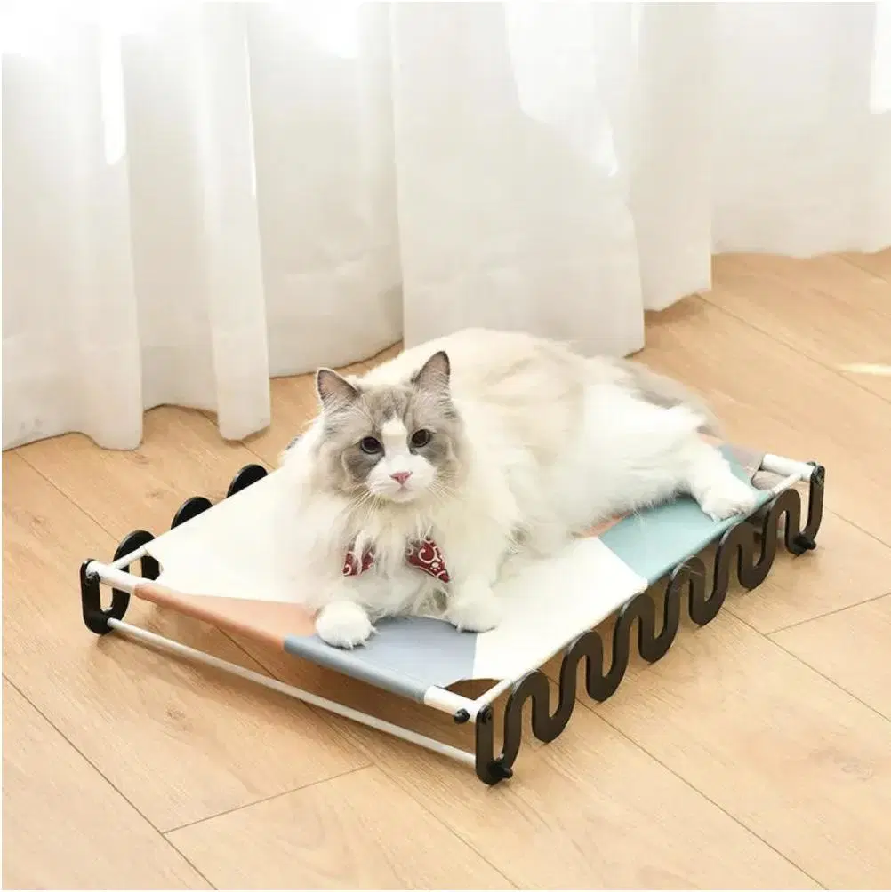 Portable Outdoor Travel Camping Bed Oxford Fabric Pet Cooling Elevated Dog Beds