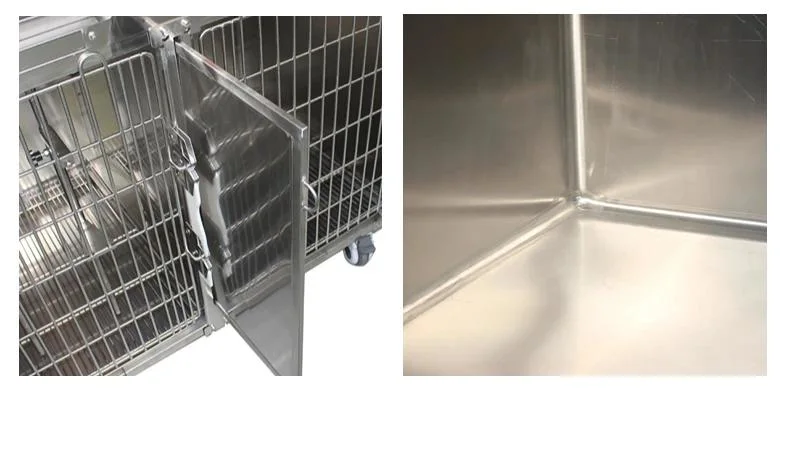 Vet Clinic Cage Stainless Steel Veterinary Portable Dog Hospital Cage Vet Clinic Cage Kennels