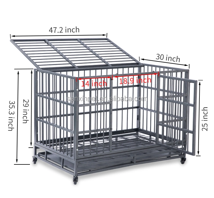 Customized Professional Walk-in Kennel System Large Dog Cage Stainless Steel Dog Kennels